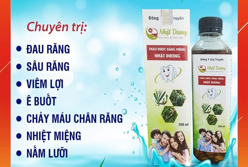 Thuốc trị sâu răng Nhật Dương giúp giải quyết các vấn đề răng miệng hiệu quả