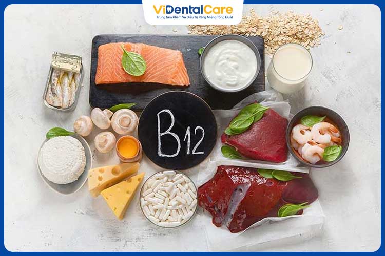 Ăn nhiều thực phẩm giàu vitamin B12 để ngừa nhiệt miệng